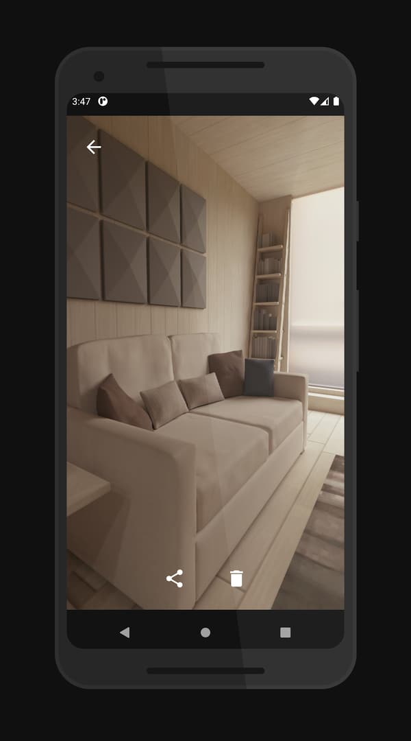 CameraX screenshot — live preview